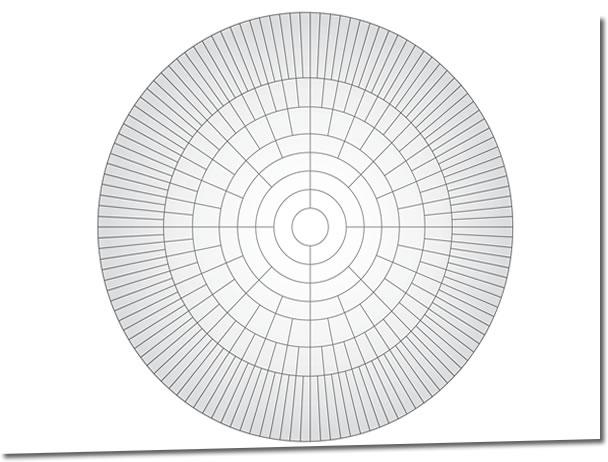 A3 Eight Generation Circle Chart S N Genealogy Supplies