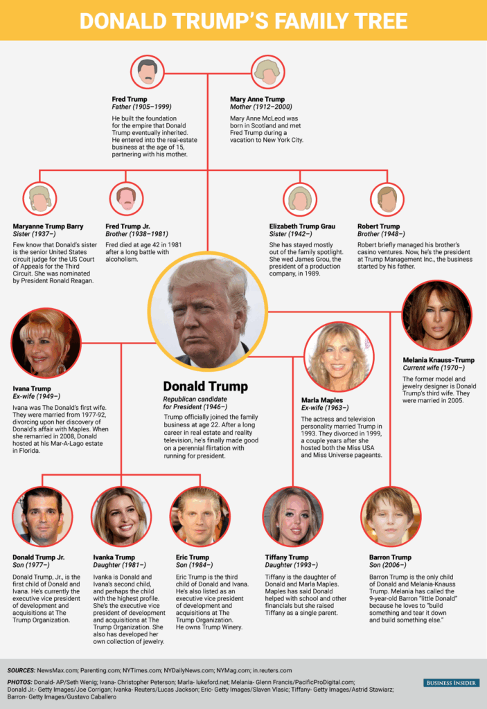 Donald Trump 39 s Family Tree Business Insider
