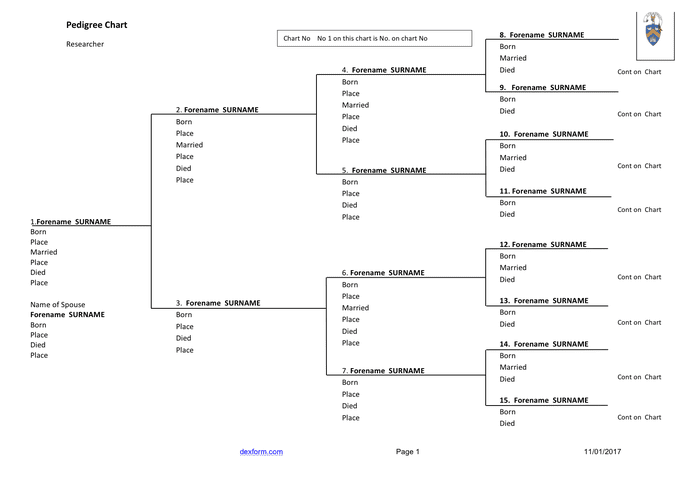 Download Free Software Pedigree Chart Template For Microsoft Word 