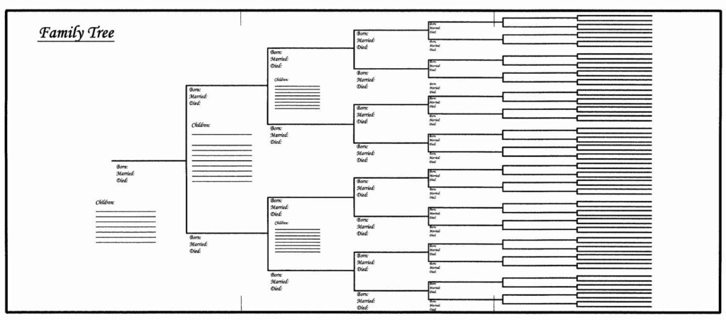 Family Pedigree Chart Printable