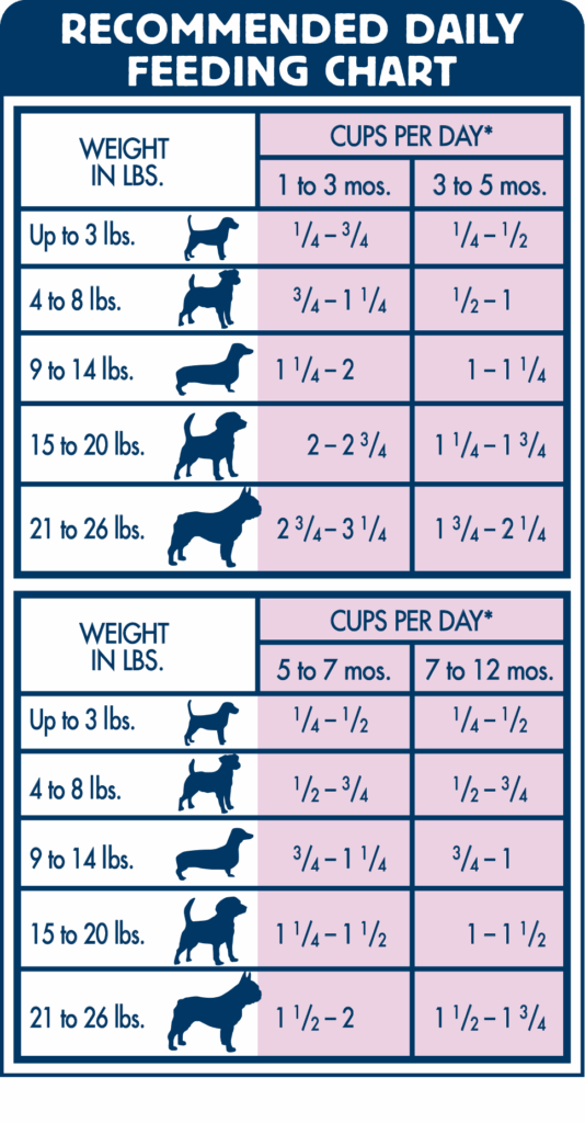 Feeding Chart For Dogs