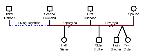 How To Created Second Marriage Genopro Help Genealogy