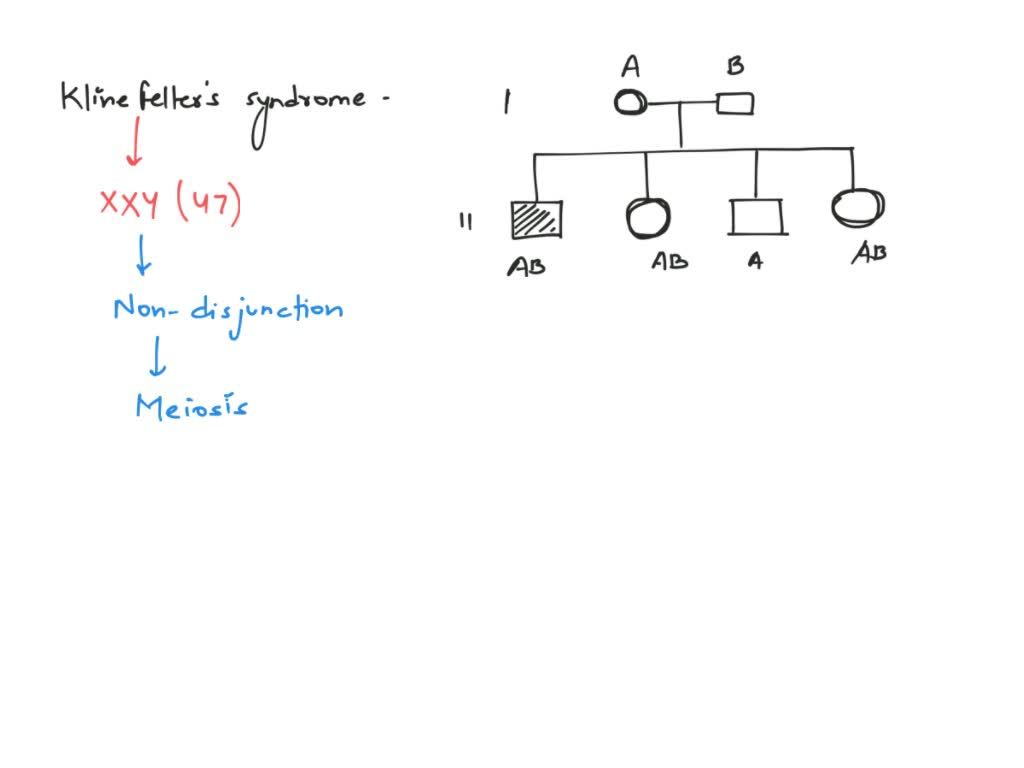 Klinefelter Syndrome Pedigree