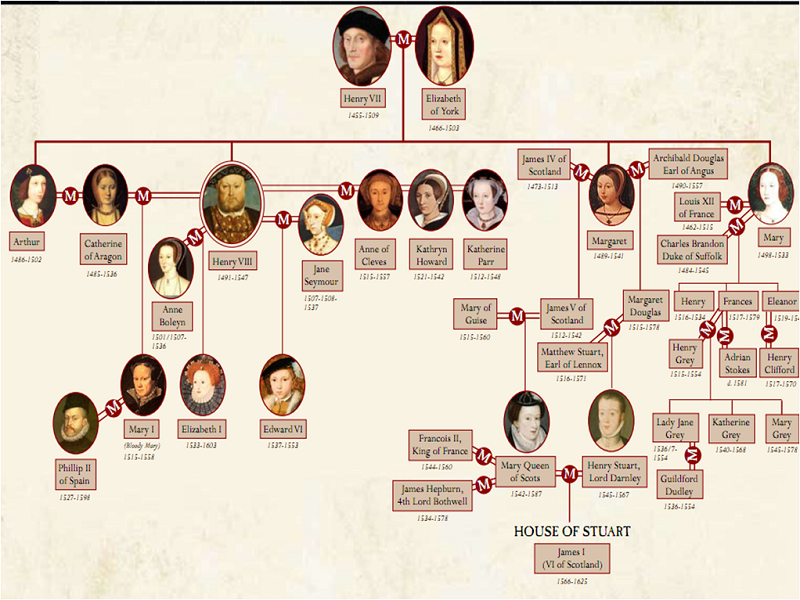 Mary Queen Of Scots Family Tree