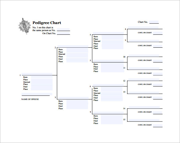 Pedigree Chart Fill Online Printable Fillable Blank 57 OFF