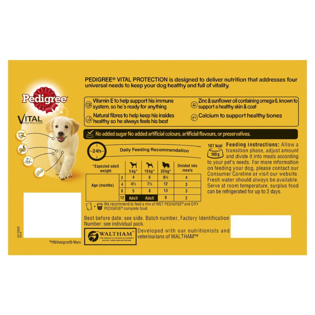 Pedigree Feeding Chart Keski