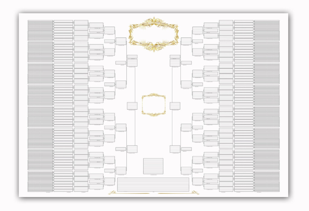 Printable 10 Generation Family Tree Template Excel