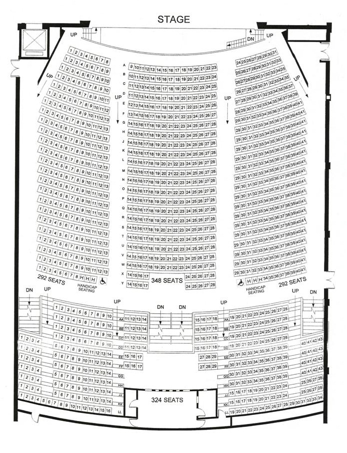 Queen Elizabeth Theatre Interactive Seating Chart Ponasa